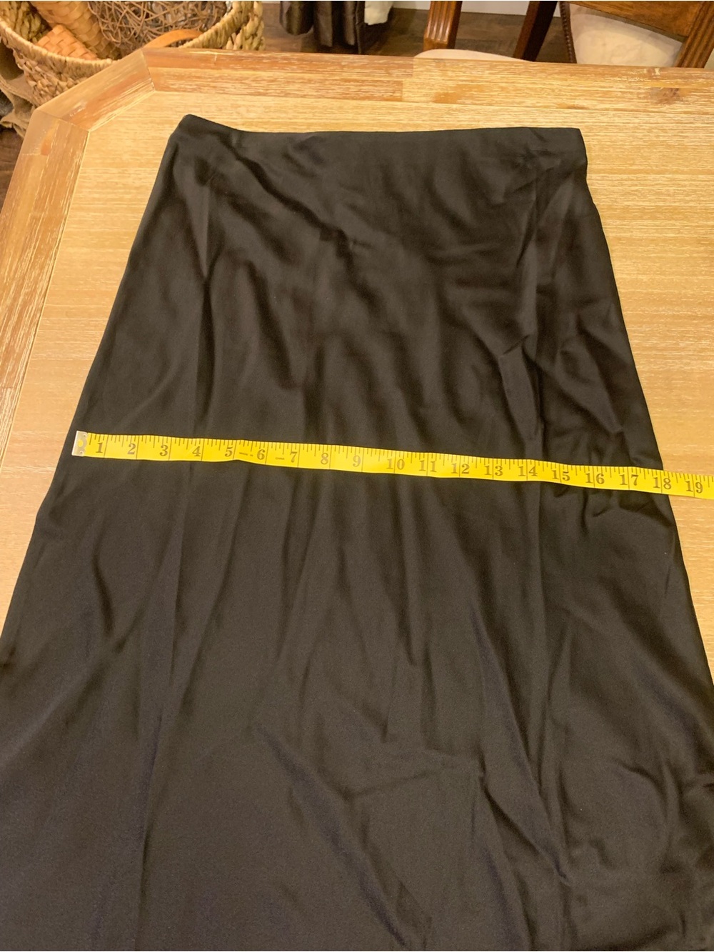 Frame Denim Black 100% silk skirt - Picture 6 of 10